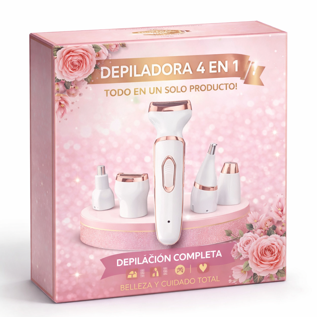 DEPILADORA 4 EN 1 RECARGABLE